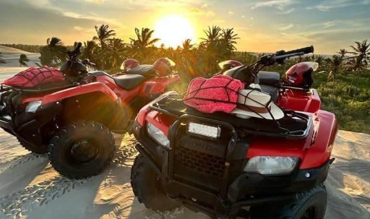 2 Quadriciclos no Passeio Barrinha